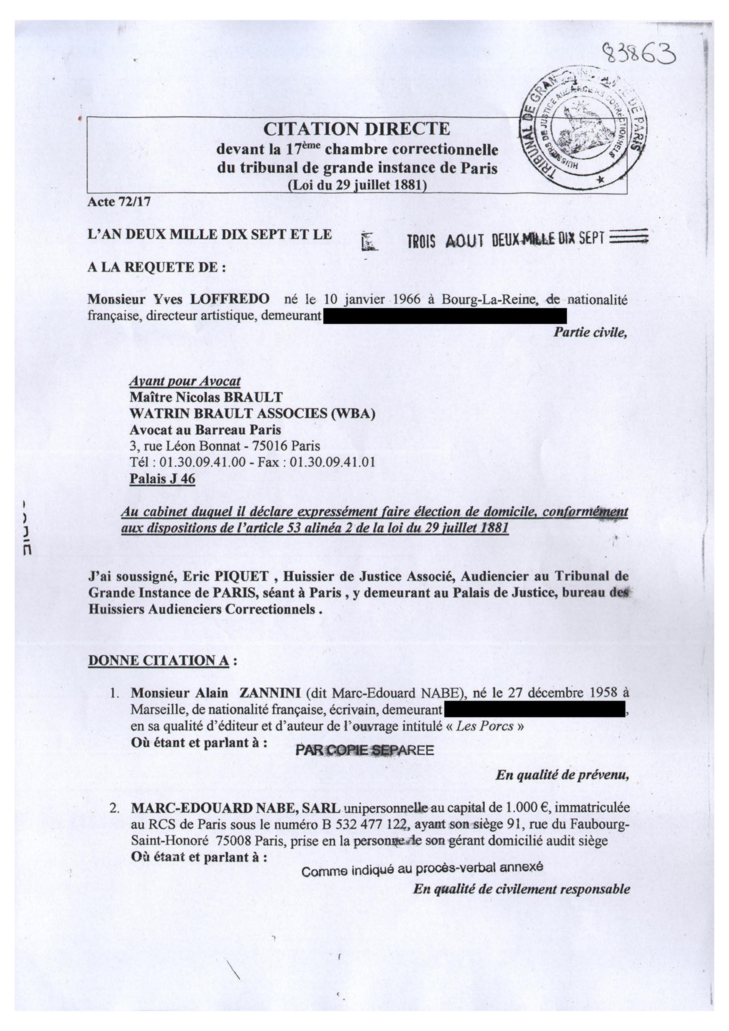 Citation Directe Nabe S News